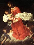 BAGLIONE, Giovanni The Virgin and the Child with Angels USA oil painting artist